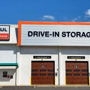 UHAUL Drive-in Storage storefront. :)