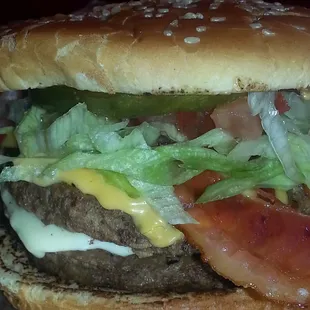 Double bacon cheeseburger