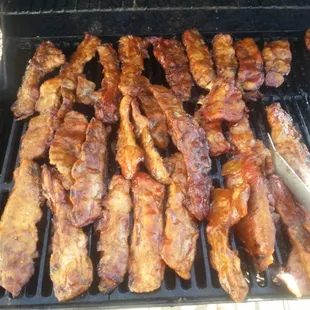 bbq ribs, ribs, food