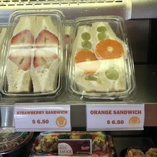 Fruit Sandwiches
