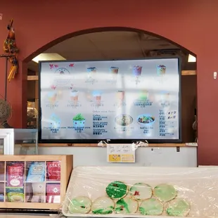 a display of cookies