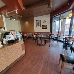 the interior of a restaurant