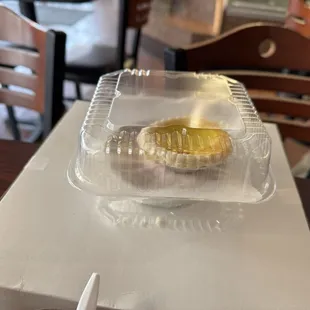 Egg tart &amp; Raspberry Crumble Cheesecake