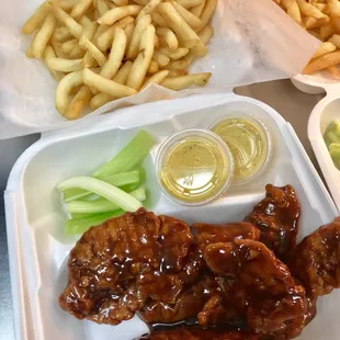 Honey chipotle bbq tenders combo