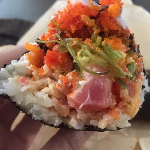 Build your own sushi burrito (2 proteins) $10.49