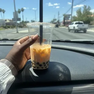 Thai Tea with Boba