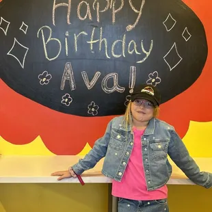 The party wall in the room