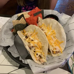 Kids Chicken Soft Tacos