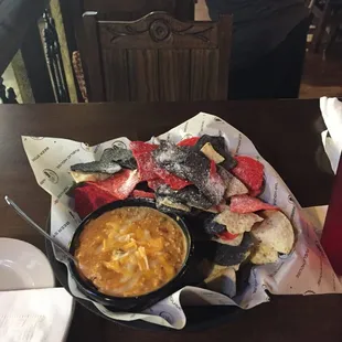 Buffalo chicken beer dip