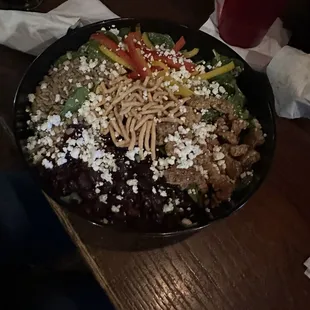 Grain poke bowl
