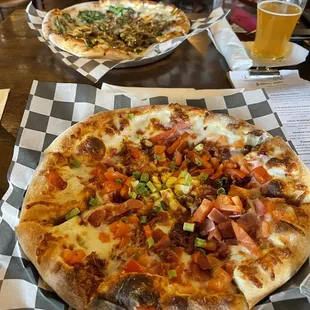 Carbonara pizza