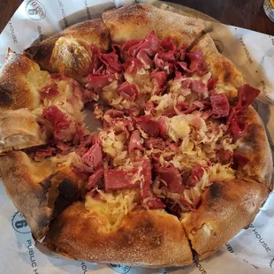 Reuben Pizza