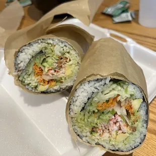 California roll burrito