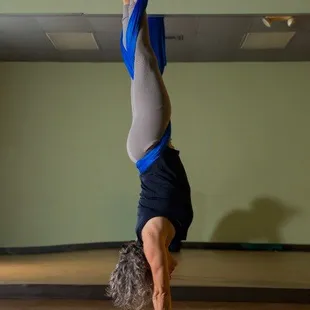 Aerial Yoga - it's a blast!