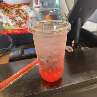 The owner gave us a free lemonade for my 4 year old daughters birthday