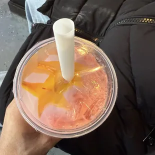 Strawberry bubba tea