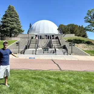 This is the Planetarium on the campus of the United States Air Force Academy.