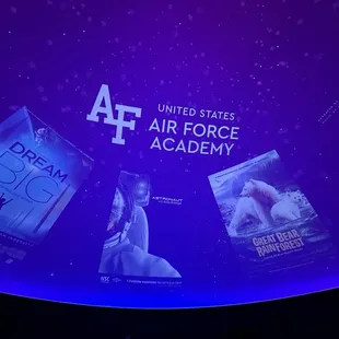 Partial view of planetarium from seats.