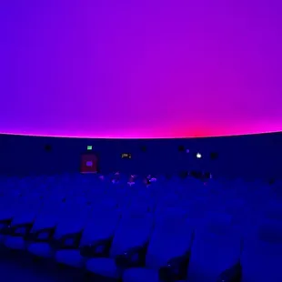 Seating inside the Planetarium.