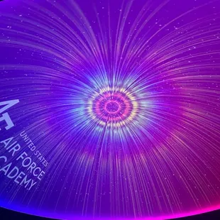 The ceiling of the Planetarium prior to the show.