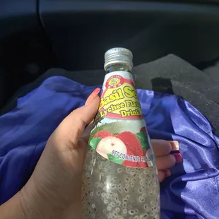 This drink was delicious! Basil seed ..