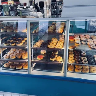 a variety of donuts