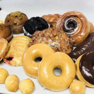  a variety of doughnuts
