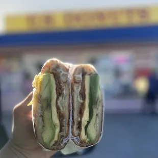 #10 plus avocado - bacon, egg, cheese croissant