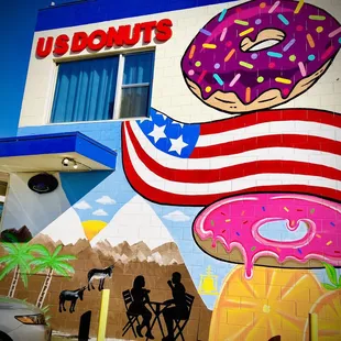 Mural on side of building... You can&apos;t miss it
