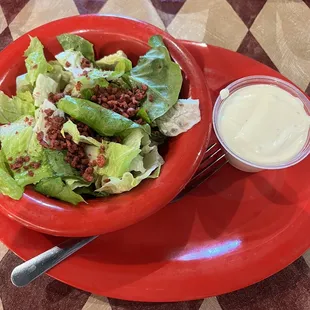 Side salad w/lunch special