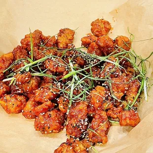 Spicy fried chicken - good like gojuchang chicken
