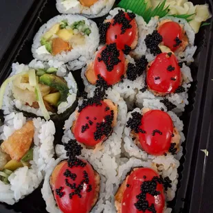 Summer roll, ladybug maki