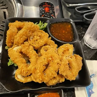 Calamari with Sweet Chilli sauce-  Nothing too special but well made