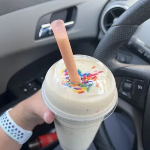 Birthday cake shake