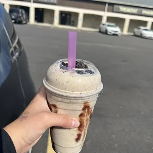Deep fried Oreo shake