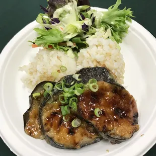 Misoyaki Eggplant butterfish style was so ono!