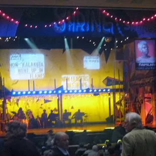 Almost show time at Fela!