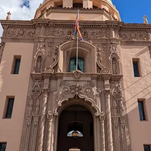 The beautiful building that houses the museum.