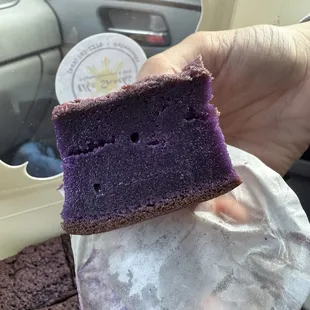 Ube mochi...soft, moist, chewy and real ube taste!!!