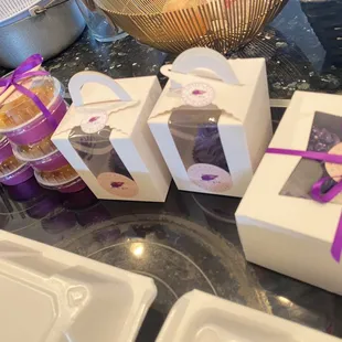 Ube desserts:  creme brûlée &amp; cupcakes 9-11-21