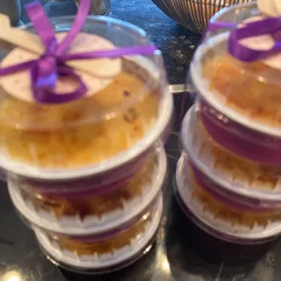 Creme brûlée:  decadent with Ube inside 9-11-2021