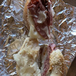 A few strands of kraut