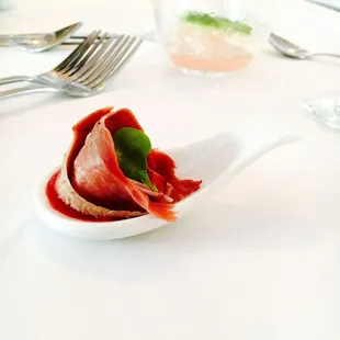 Smoked duck