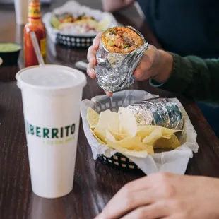 burritos and wraps, food