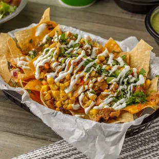 nachos, food