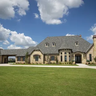 the front of this home