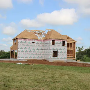 a house under construction