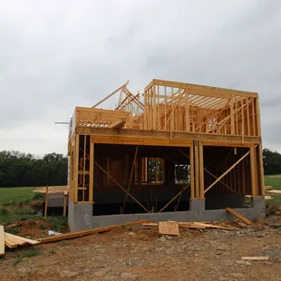 a house under construction