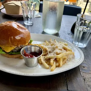 Great American cheeseburger $19