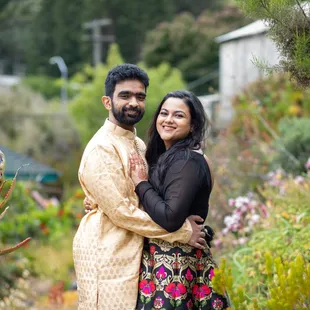 Indian Engagement Photos, UC Botanical Garden, Berkeley